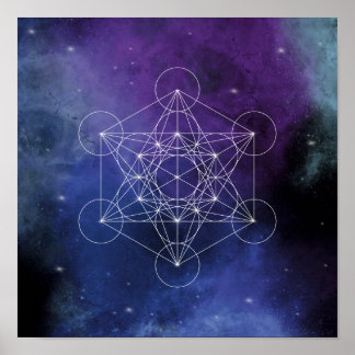 Metatron, chakra, zen, sacred geometric, geometry poster