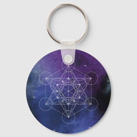 Metatron, chakra, zen, sacred geometric, geometry sleutelhanger (Voorkant)