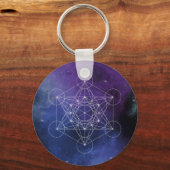 Metatron, chakra, zen, sacred geometric, geometry sleutelhanger (Voorkant)