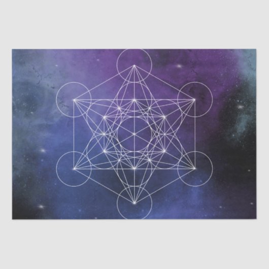 Metatron, chakra,zen,sacred geometric, geometry, tissuepapier (Voorkant)