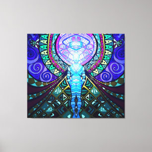 Metatron engel van gedachte (gevlekt doek) canvas afdruk