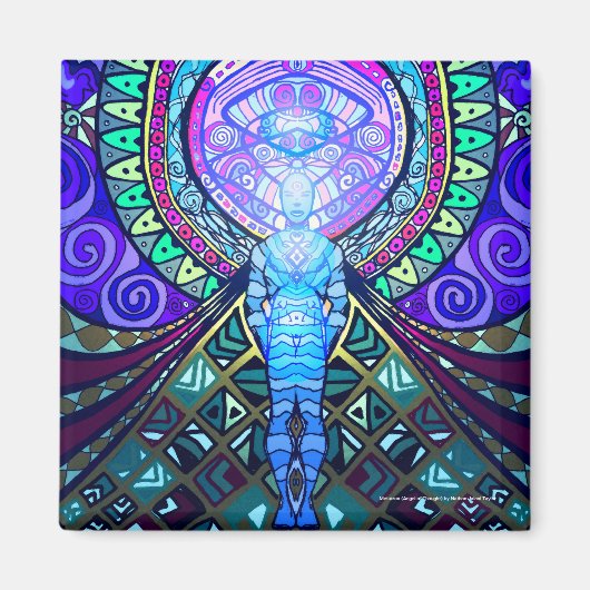 Metatron "Engel van het denken" (Magneet) Magneet (Voorkant)