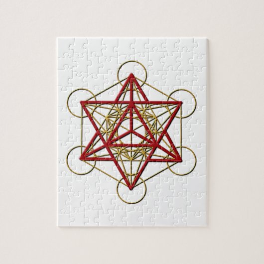 Metatron Merkaba Legpuzzel (Verticaal)