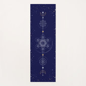 Metatron moon en sterren heilige meetkunde yogamat (Voorkant)