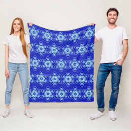 Metatron Sacred Geometry Medium Blanket Fleece Deken