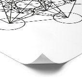 Metatron Sacred Geometry Wall Art Poster (Coin)