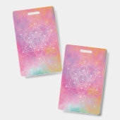 Metatron zen aartsengel badge (Voor- en achterkant)