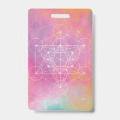 Metatron zen aartsengel badge (Achterkant)