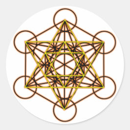 MetatronOrStar Ronde Sticker