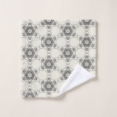 Metatron's Cube Bathroom Towel Set Bad Handdoek (Wasdoekje)