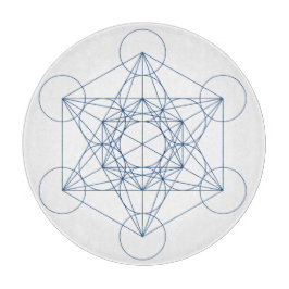 Metatron's Cube Crystal Grid Snijplank