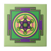 Metatron's Cube Mandala Tegeltje (Voorkant)