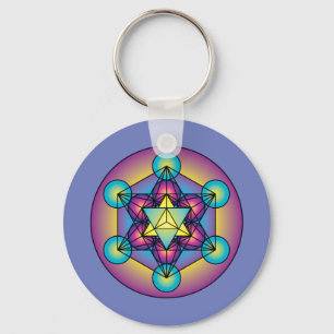 Metatron's Cube Merkaba Sleutelhanger