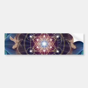 Metatron's Cube - Merkabah Bumpersticker