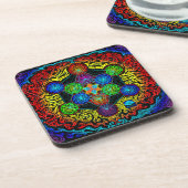Metatron's Cube Onderzetter Set van 6 (Linkerzijde)