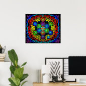 Metatron's Cube Poster (Thuiskantoor)
