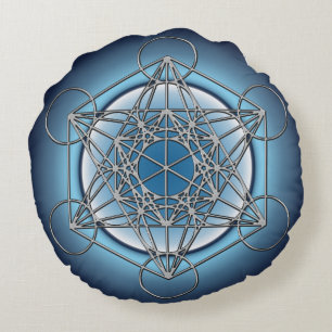 Metatrons Cube Rond Kussen