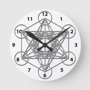 Metatrons Cube Ronde Klok