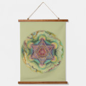 Metatron's Cube Sacred Geometry Hangend Wandkleed (Voorkant)