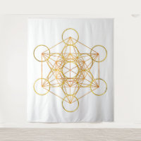 Metatron's Cube Sacred Geometry - Koper en Goud