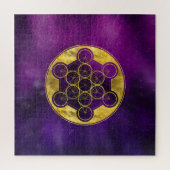 Metatron's Cube Sacred Geometry Legpuzzel (Verticaal)