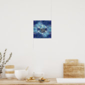 Metatron's Cube Sacred Geometry Poster (Keuken)