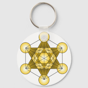 Metatron's Cube Sleutelhanger