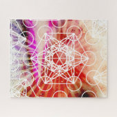 Metatron's Cube Space Puzzle 520 stuks Legpuzzel (Horizontaal)