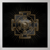 Metatron's Cube Sri Yantra Sacred Geometry