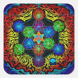 Metatron's Cube Sticker