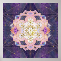 Metatron's kubus in Gemstone lotus