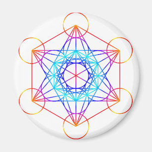 Metatron's kubus (kleur 2) magneet