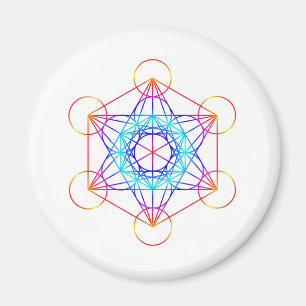 Metatron's kubus (kleur 2) magneet