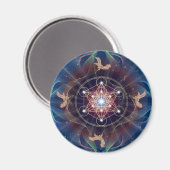 Metatron's kubus - Merkabah Magneet (Voorkant / Achterkant)