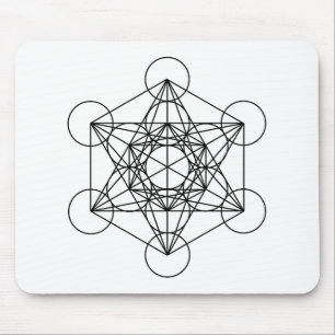 Metatron's kubus (wit) muismat