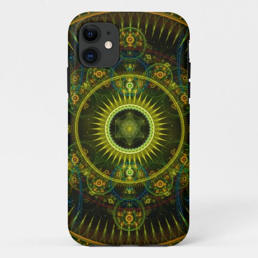 "Metatron's Magick Wheel" - Fractal Art Case-Mate iPhone Case (Achterkant)