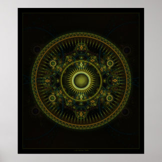 Metatron's Magick Wheel Poster