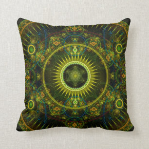 "Metatron's Magick Wheel" Sacred Geometry Pillow Kussen