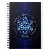 Metatrons Würfel -  Merkaba - Stern Tetraeder Notitieboek (Voorkant)