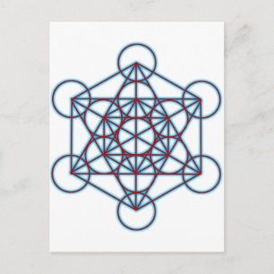 MetatronTGlow Briefkaart