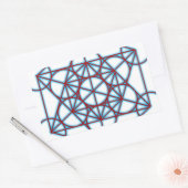 MetatronTGlow Rechthoekige Sticker (Envelop)