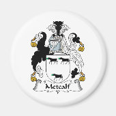 Metcalf Family Crest Magneet (Voorkant)