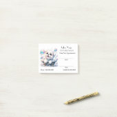 Mete chien toilettage Rendez-vous Post-it® Notes (Sur un bureau)