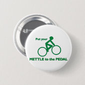 Metel naar de Pedal Ronde Button 5,7 Cm (Voorkant /achterkant)