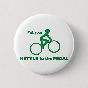 Metel naar de Pedal Ronde Button 5,7 Cm
