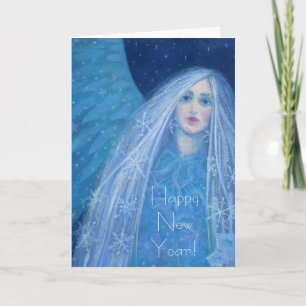 Metelitsa Sneeuwmeisje Snegurochka-kerstengel Feestdagen Kaart