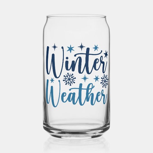 Météo d'hiver - Typographie des Fêtes Neiges (Recto)