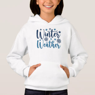 Météo d'hiver - Typographie des Fêtes Neiges