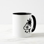 Météo Icônes Mug (Devant droit)