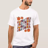 Météo Pull Rétro - T-Shirt d'Automne (Devant)